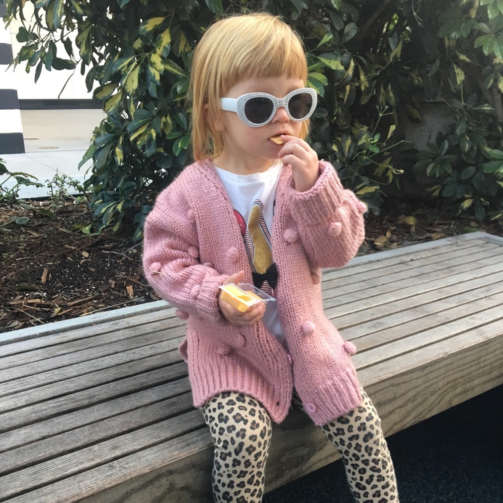 Pom Pom Cardi Pink TODDLER GIRL *NEW* - Picture 3 of 8